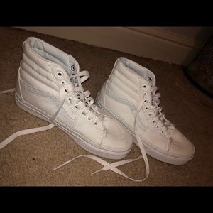 White high top vans